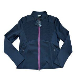 NWT PXG Women’s X Panel Jacket Black Pink Luxury Golfwear M $275 MSRP